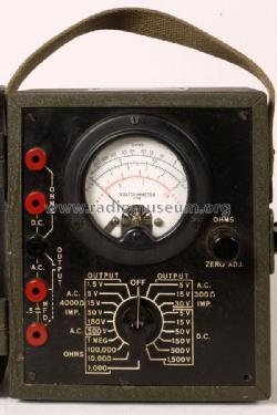 Volt-Ohmmeter I-166 Military Simpson Electric Co.; Chicago, IL