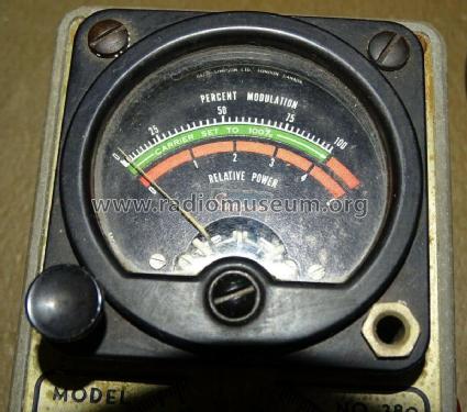 Wavemeter - Modulation Indicator 380 ; Simpson Electric Co. (ID = 2704829) Equipment