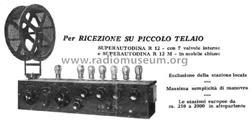 Superautodina R12M; SITI Società (ID = 2661099) Radio