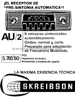 AU-2; Skreibson; Barcelona (ID = 1376347) Autoradio