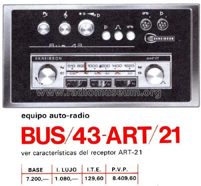 Bus 43; Skreibson; Barcelona (ID = 2107951) Ampl/Mixer