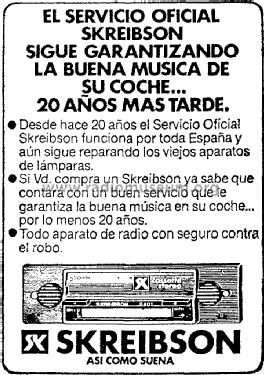 SK-9401; Skreibson; Barcelona (ID = 1946509) Car Radio