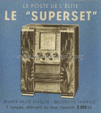 Superset ; SLR S.L.R., Société (ID = 2356074) Radio