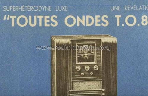 Toutes Ondes T.O.8; SLR S.L.R., Société (ID = 2356083) Radio