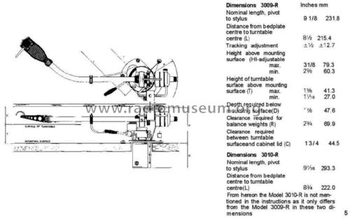 Tonearm SME 3009-R; SME, Scale Model (ID = 2532174) Misc