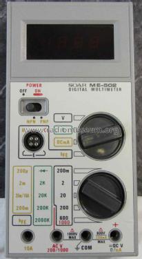 Digital Multimeter ME-502; Soar Corporation; (ID = 2635395) Equipment