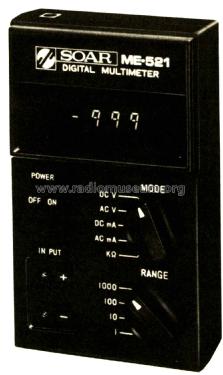 Digital Multimeter ME-521; Soar Corporation; (ID = 2635845) Equipment