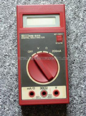 Digital Multimeter ME-533; Soar Corporation; (ID = 2785940) Equipment