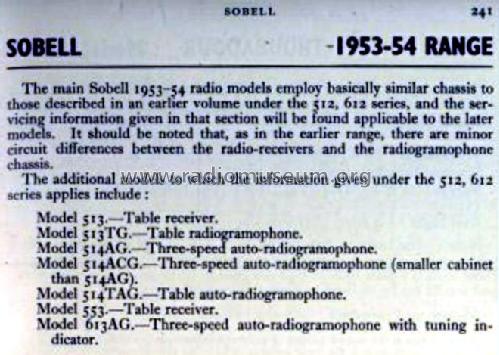 Radiogramophone 514ACG; Sobell Ind., Slough (ID = 2972529) Radio