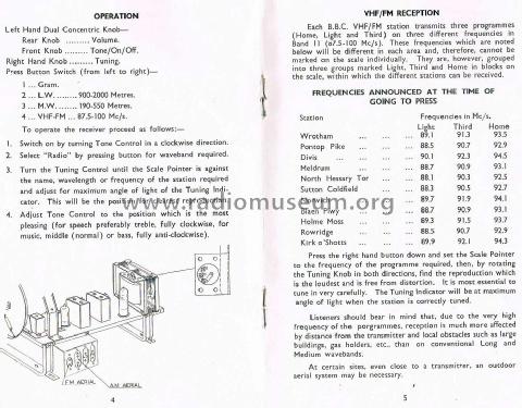 FMG708; Sobell Ind., Slough (ID = 1910032) Radio