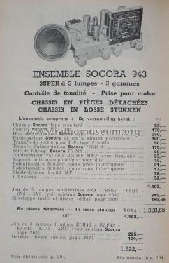 943; SOCORA; Bruxelles (ID = 1753409) Kit