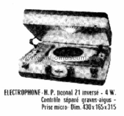 Électrophone ; Socradel, Société (ID = 1722522) Ton-Bild