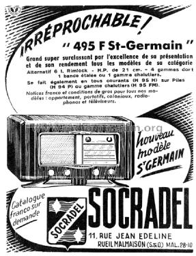 Saint-Germain H94P; Socradel, Société (ID = 1990768) Radio