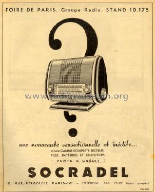 Yatch DE95W; Socradel, Société (ID = 2545719) Radio
