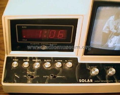 555X TV Set FM/AM LED Digital Clock Radio ; Solar Sound Systems (ID = 950376) TV-Radio