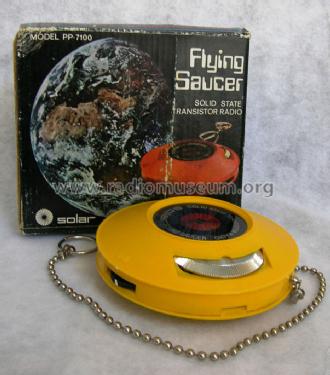 Flying Saucer Solid State Transistor Radio PP-7100; Solar Sound Systems (ID = 1401297) Radio