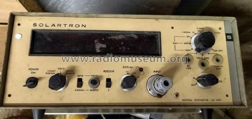 Integrating Digital Voltmeter LM1420; Solartron Laboratory (ID = 2937698) Equipment