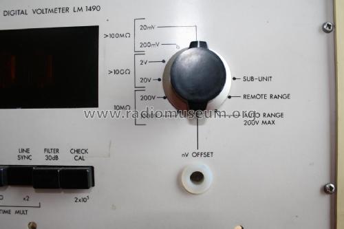Digital Voltmeter LM 1490; Solartron Laboratory (ID = 1852557) Equipment