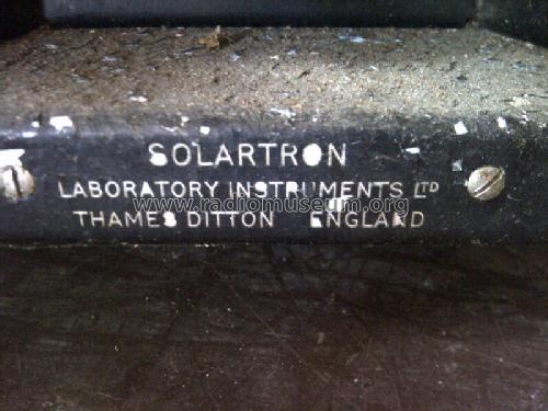 Oscilloscope D300; Solartron Laboratory (ID = 1656776) Equipment