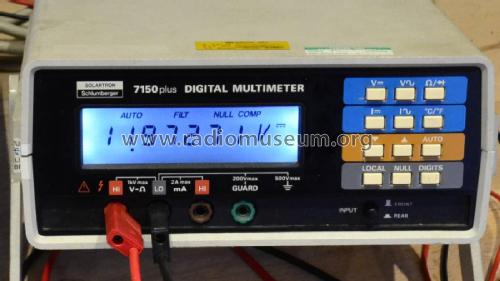 Schlumberger Digital Multimeter 7150 plus; Solartron Laboratory (ID = 2288498) Ausrüstung