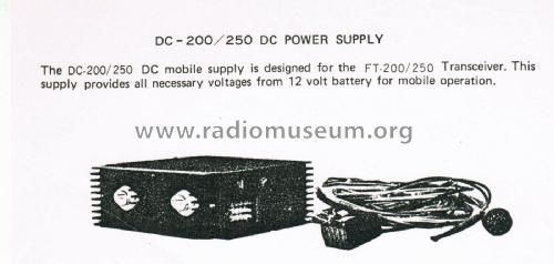 DC Power Supply DC-200/250; Sommerkamp (ID = 2662432) Strom-V