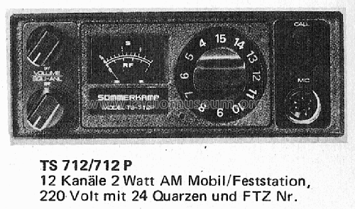 CB-Mobilstation TS-712; Sommerkamp (ID = 1100181) Cittadina