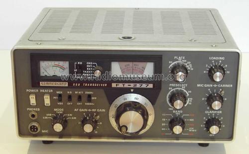 SSB Transceiver FT-277; Sommerkamp (ID = 2610857) Amat TRX