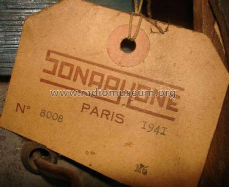 M6; Sonaphone; Paris (ID = 1958501) Radio