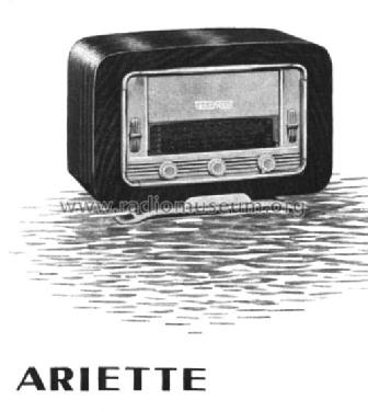 Ariette ; Sonaphone; Paris (ID = 2588057) Radio