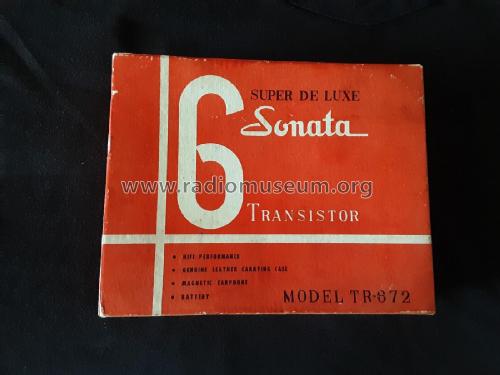 Sonata 6 Transistor TR-672; Unknown - CUSTOM (ID = 2864826) Radio