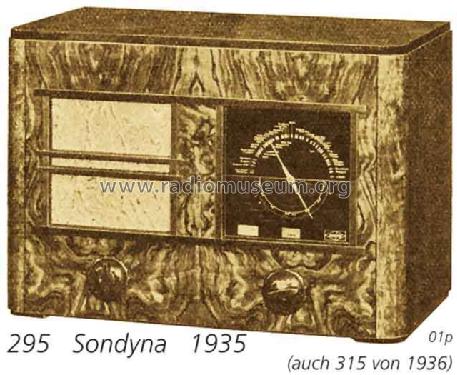 W 315; Sondyna AG; Zürich- (ID = 711637) Radio