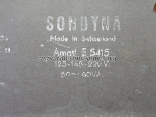Amati E5415; Sondyna AG; Zürich- (ID = 2067526) Radio