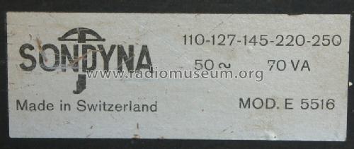 E 5516; Sondyna AG; Zürich- (ID = 1414259) Radio
