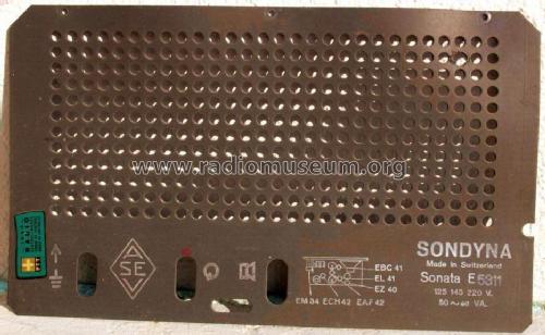 Sonata E5311; Sondyna AG; Zürich- (ID = 815269) Radio