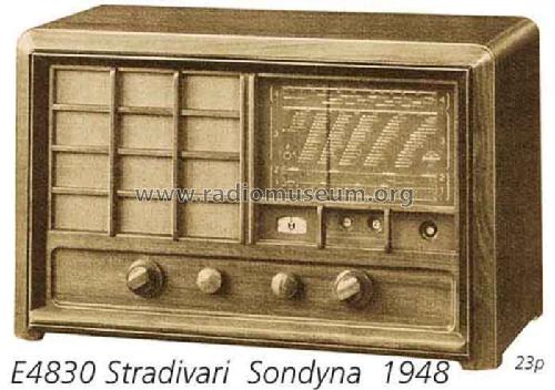 Stradivari E4830; Sondyna AG; Zürich- (ID = 2455) Radio