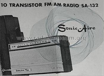 AFC-10TR 10 Transistor FM-AM Radio SA-132; Sonic-Aire; where? (ID = 540434) Radio