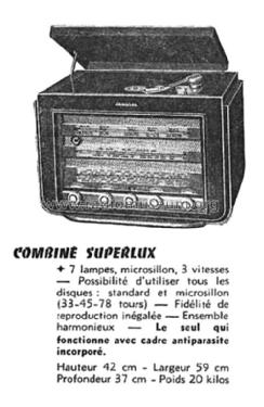 Combiné Superlux ; Sonneclair, (ID = 2323605) Radio