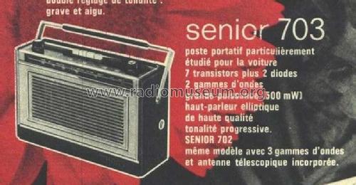 Senior 703; Sonneclair, (ID = 2322374) Radio