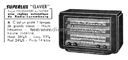 Superlux Clavier ; Sonneclair, (ID = 2323601) Radio