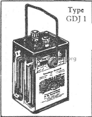 Radio-Heiz-Accumulator Sondertype GDJ1; Sonnenschein, Berlin (ID = 1550783) Strom-V