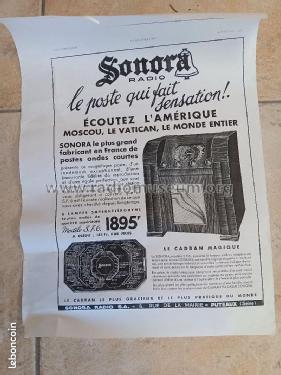 SF7 Pupitre; Sonora-Radio; Paris, (ID = 2965746) Radio