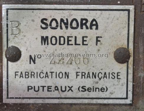 Super 7 F3; Sonora-Radio; Paris, (ID = 2221029) Radio