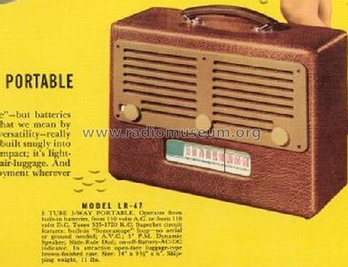 LR-147 and LR-47 Triple-Play ; Sonora Radio & Telev (ID = 1226823) Radio