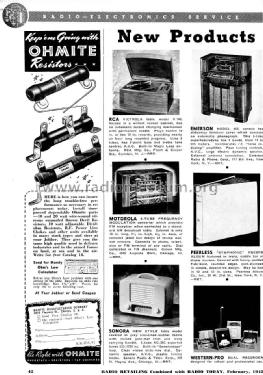 New Style table model ; Sonora Radio & Telev (ID = 1315893) Radio