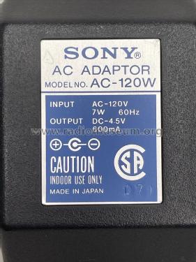 AC Adaptor AC-120W; Sony Corporation; (ID = 2977709) Power-S