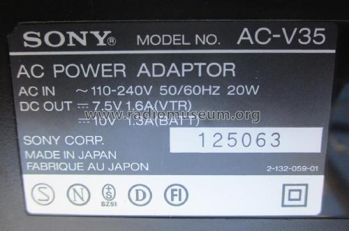 AC-V35; Sony Corporation; (ID = 3088686) Power-S