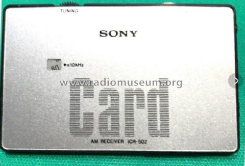 AM Card Receiver ICR-502; Sony Corporation; (ID = 2916315) Radio