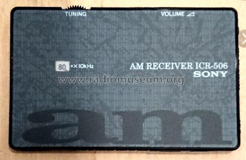 AM Card Receiver ICR-506; Sony Corporation; (ID = 2917640) Radio