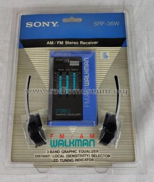 FM/AM Walkman SRF-35W; Sony Corporation; (ID = 2826680) Radio