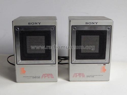 Amplifier Powered Monitor APM-090; Sony Corporation; (ID = 2626043) Speaker-P